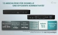 I-TEC I-TEC Universal Intelligent Dual Display DS 2xHDMI 2xDP 1xGLAN 2xUSB-C Gen2 3xUSB-A Gen2 2xUSB-A Gen