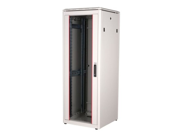 EQUIP EQUIP Serverschrank 19"  32U 600x600mm Glastür   grau