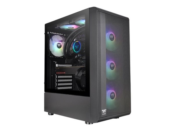 THERMALTAKE S200 TG Midi Tower "ARGB" Black retail CA-1X2-00M1WN-00