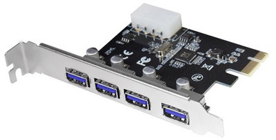 LogiLink USB 3.0 PCI-Express Karte, 4 Port, 5 GBit/Sek.