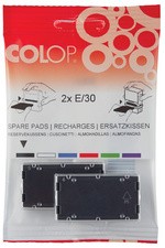 COLOP Ersatzstempelkissen E/2600/2, blau/rot, Doppelpack