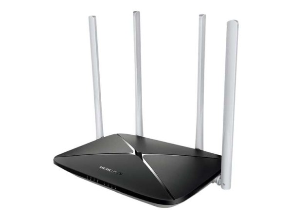 MERCUSYS AC12 WLAN-Router Dual-Band (2,4 GHz/5 GHz) Schnelles Ethernet Schw AC12
