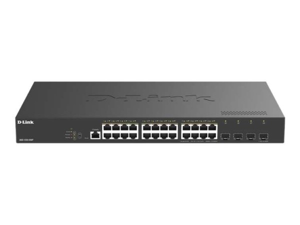 D-LINK DGS-1250-28XP Smart+ Nuclias L2+ 24 Gigabit PoE/PoE+ ports and 4 10 DGS-1250-28XP/E