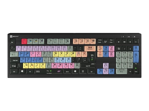 LOGIC-KEYBOARD Logickeyboard LKB-EDIUS-A2PC-UK Tastatur USB QWERTY UK Engli LKB-EDIUS-A2PC-UK