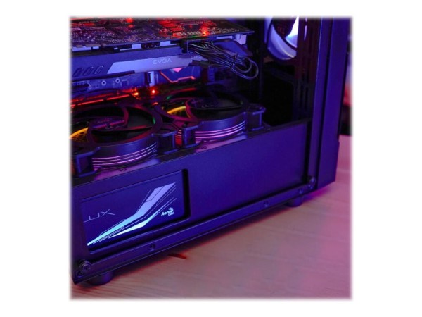 AEROCOOL AEROCOOL Midi Menace Saturn Black MicroATX/ATX/MiniITX