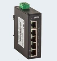 BAROX BAROX Switch für Hutschienenmontage 5x10/100/1000TX, RJ45