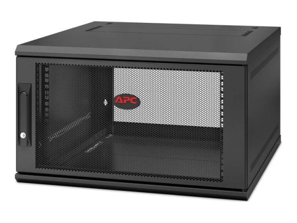 APC NetShelter WX 6U Single Hinged Wall-mount Enclosure 600mm Deep AR106SH6