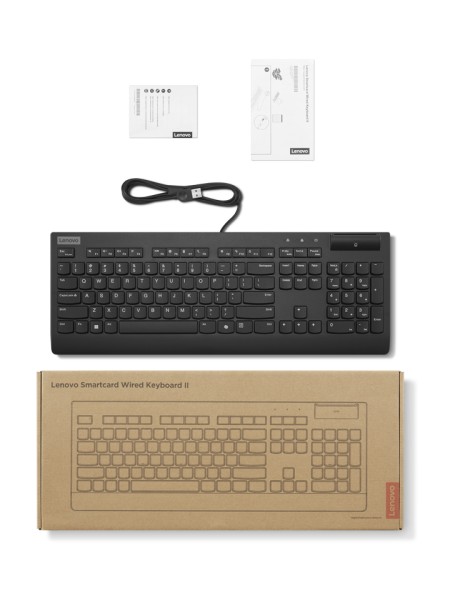 LENOVO LENOVO Smartcard Wired Keyboard II AI - Tastatur
