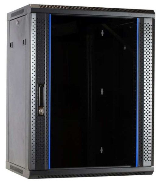 DSIT 15 HE Serverschrank, Wandgehäuse, mit Glastür, nicht vormontiert (BxTx DS6415-F