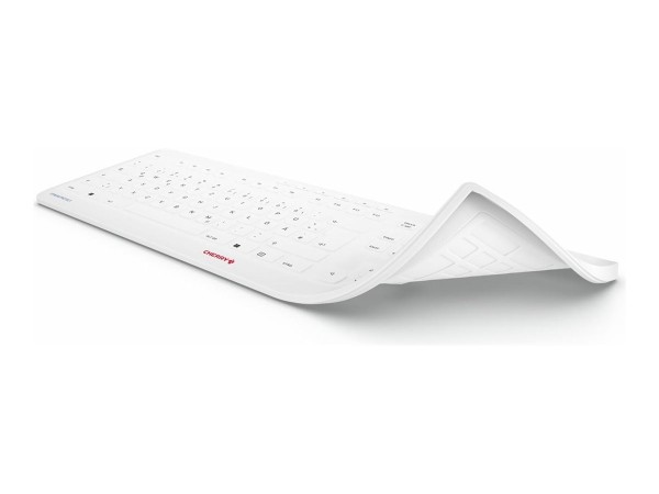 CHERRY CHERRY TAS STREAM PROTECT KEYBOARD Corded GB-Layout weiß