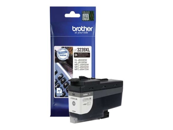 BROTHER LC-3239XLBK/ Ink cartridge black f/HL-J6000DW, -J6100DW, MFC-J5945D LC3239XLBK