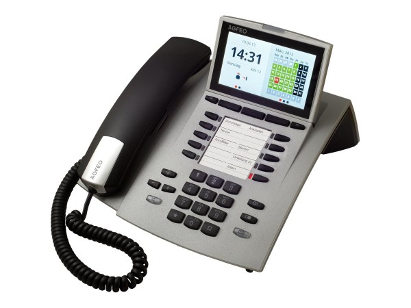 AGFEO ST45 IP Systemtelefon silber