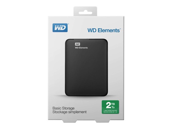 2TB Western Digital Elements portable USB3.0 schwarz WDBU6Y0020BBK-EESN