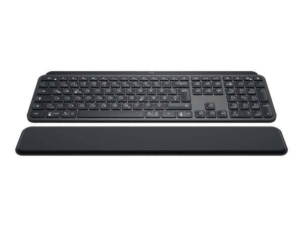 LOGITECH LOGITECH MX Keys Plus Advanced Wireless Illuminated Keyboard with Palm Rest - GRAPHITE - DEU - 2.4GH