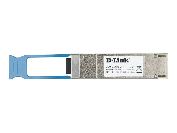 D-LINK D-LINK 40G QSFP+ LR Transceiver, 40 Gigabit Singlemode Fiber (LC-Duplex)