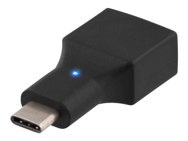 DELTACO DELTACO USB 2.0 adapter, Type C - Type A F, black