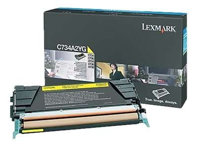 LEXMARK Gelb Tonerpatrone LCCP C734A2YG