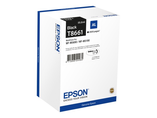 EPSON T8661 Schwarz Nachfülltinte C13T866140