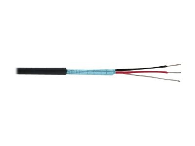 KRAMER KRAMER BC-1T-300M - Bulk-Audiokabel - 300,0m - abgeschirmt - dark gray with blue lettering