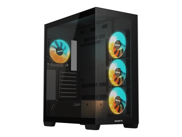 GIGABYTE AORUS C500 Panoramic Stealth Midi Tower Gaming Gehäuse mit Glassei GB-C500P ST