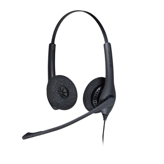 GN Netcom BIZ 1500 Duo - Headset - 74 g - Schwarz