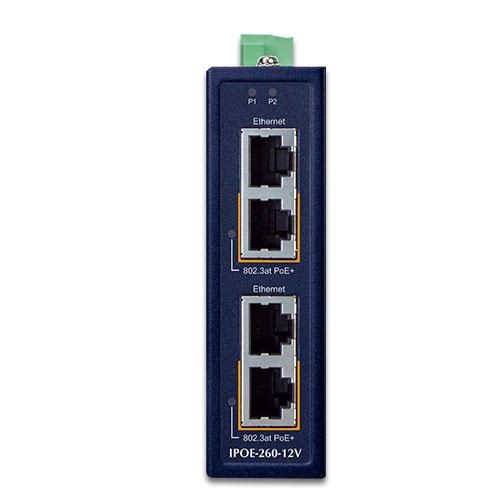 PLANET TECHNOLOGY Industrial 2-port 10/100/1000T IPOE-260