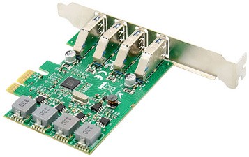 DIGITUS USB 3.0 PCI Express Add-On Karte, 4-Port