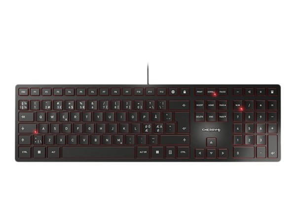 CHERRY CHERRY TAS KC 6000 Slim Silber  USB Pan Nordic Layout