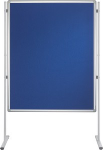 FRANKEN Textiltafel PRO, (B)1.200 x (H)1.800 mm, Filz, blau