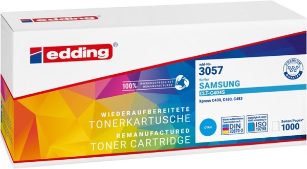 EDDING EDDING EDD-3057 - Toner - Samsung - cyan - CLT-C404S - refill (18-3057)