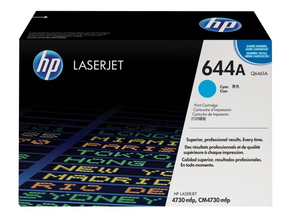 HP HP 644A Cyan LaserJet Tonerpatrone (Q6461A)