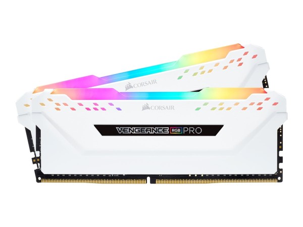 CORSAIR Vengeance RGB PRO Weiß 16GB Kit (2x8GB) CMW16GX4M2C3600C18W