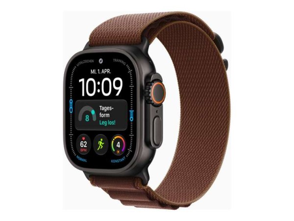 APPLE Watch Ultra 4 Titanium Cellular 49mm Natur (Alpine Loop burgunder) M MJC14QF/A