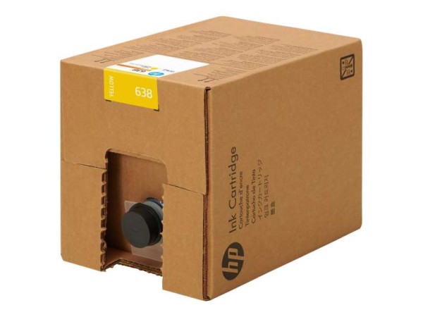 HP 638 10L Yellow Stitch Ink Cartridge 4UV66A