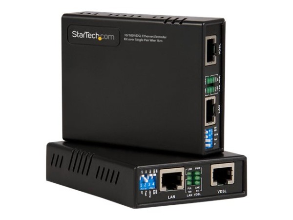 STARTECH.COM Ethernet Extender Kit VDSL2 - LAN Network Extender 10/100 Mbi 110VDSLEXTEU