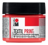 Marabu Textilfarbe "Textil Print", pyrrolrot, 100 ml