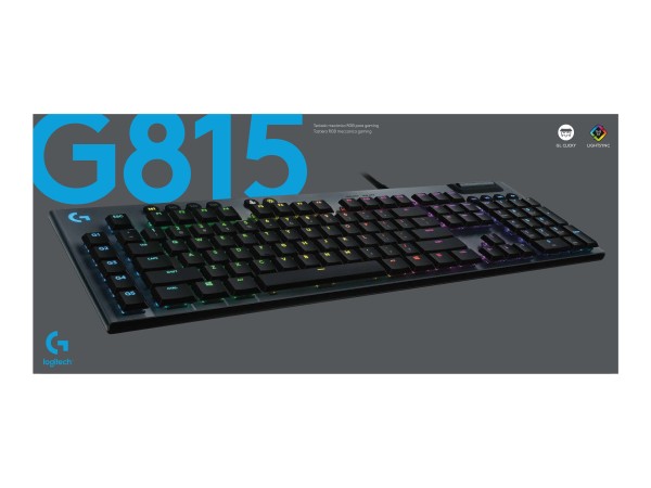 LOGITECH G815 LIGHTSPEED Clicky Kabelgebundene Mechanische RGB Gaming Tasta 920-009088