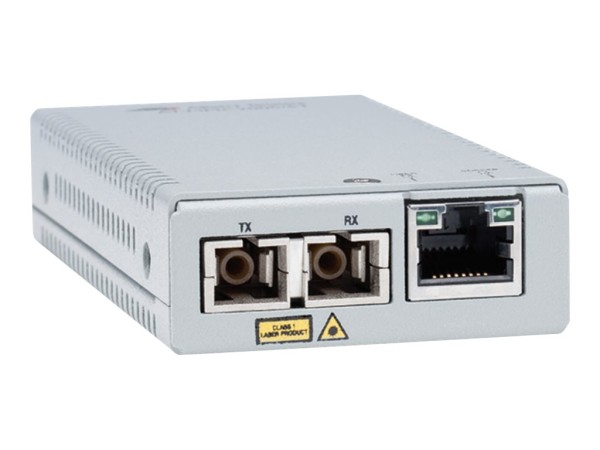 ALLIED TELESIS ALLIED TELESIS TAA (Federal) 10/100TX to 100FX/SC MM Media & Rate Converter, Multi-region PSU