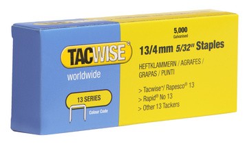 TACWISE Heftklammern 13/8 mm, verzinkt, fein