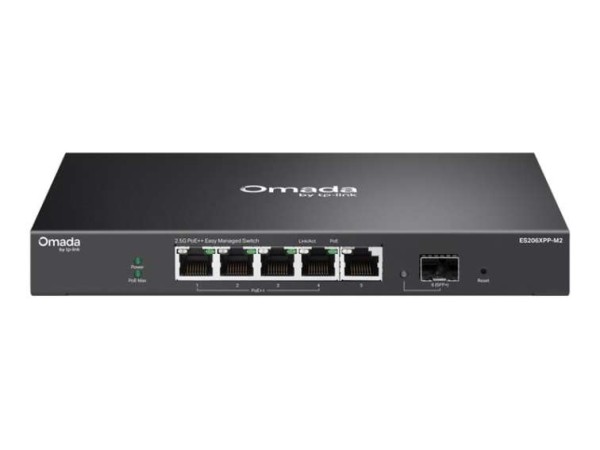 TP-LINK Omada ES206XPP-M2 5-Port 2.5GBASE-T Easy Man. Switch ES206XPP-M2