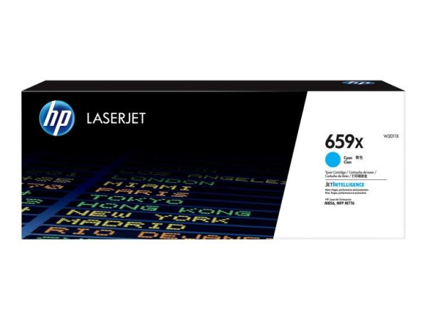 HP 659X W2011X Tonerkassette Cyan 29000 Seiten Original Toner W2011X
