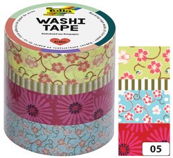 folia Deko-Klebeband Washi-Tape MÄDCHENTRAUM, 4er Set