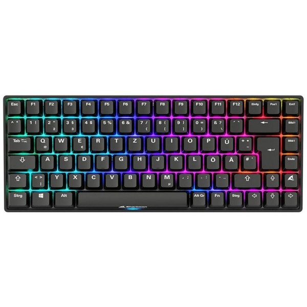 SHARKOON SHARKOON Gaming Tastatur Skiller SGK50S3 PBT schwarz-gelb DE