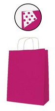 agipa Papiertragetasche - aus Kraftpapier, mittel, fuchsia