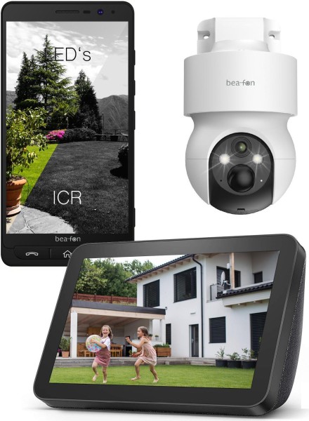 BEA-FON BEA-FON SmartHome SAFER 3S Pro steuerbare Akku Outdoor Kamera