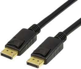 LogiLink DisplayPort 1.4 Anschlusskabel, schwarz, 2,0 m