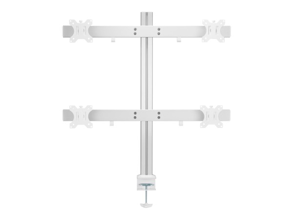 INLINE Aluminium Monitor-Tischhalterung für 4 Monitore bis 32", 8kg 23184B
