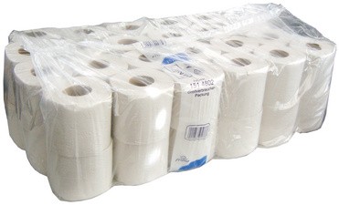 Fripa Toilettenpapier Basic, 2-lagig, weiß, Großpackung