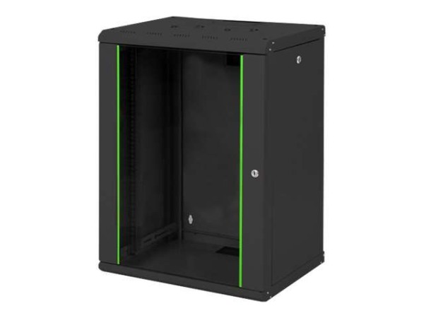 DIGITUS Wandschrank DIGITUS 16HE 600x450mm, schwarz (Speditionsversand) DN-19 16-U-SW