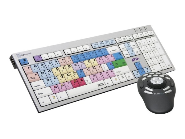 LOGIC-KEYBOARD LogicKeyboard Avid Media Comp. Sl Apple | Slim deutsch LKB-MCOM4-AJPU-DE